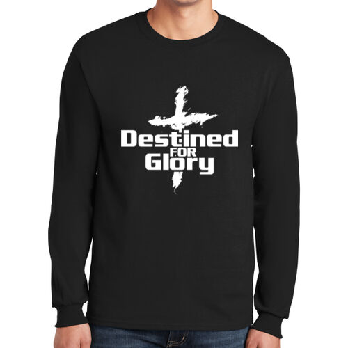 White Ink - Ultra Cotton ® 100% US Cotton Long Sleeve T Shirt Thumbnail